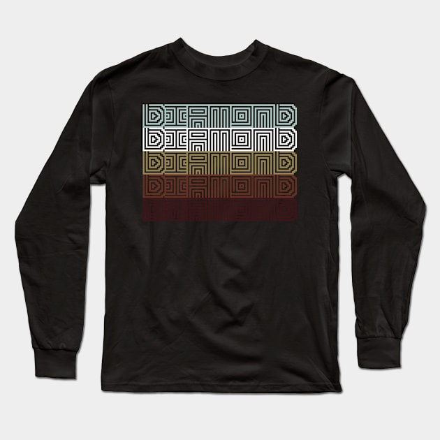 Diamond Long Sleeve T-Shirt by thinkBig